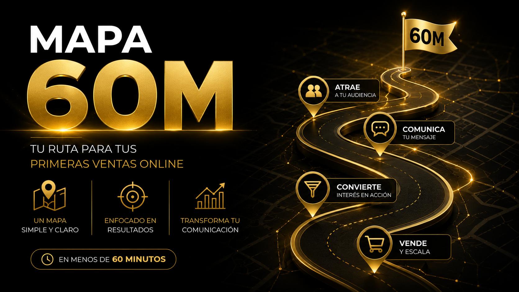 Mapa 60M: O Método que Leva Novatos a Sua Primeira Venda em 48h
